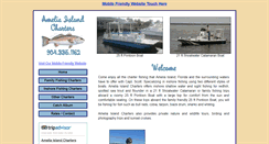 Desktop Screenshot of ameliaislandcharters.com