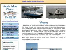 Tablet Screenshot of ameliaislandcharters.com